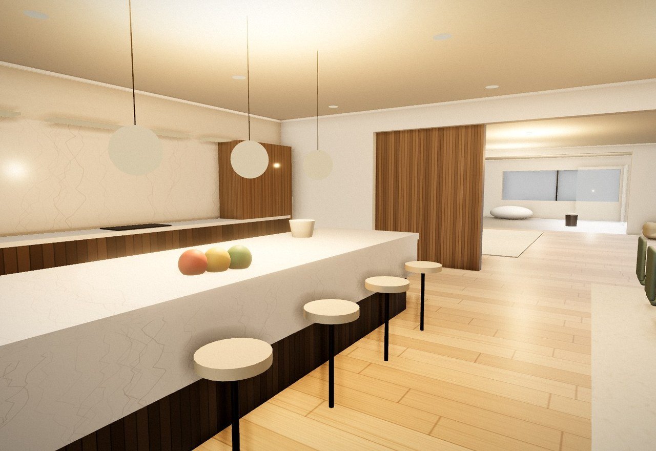 The kitchen at Alder House
