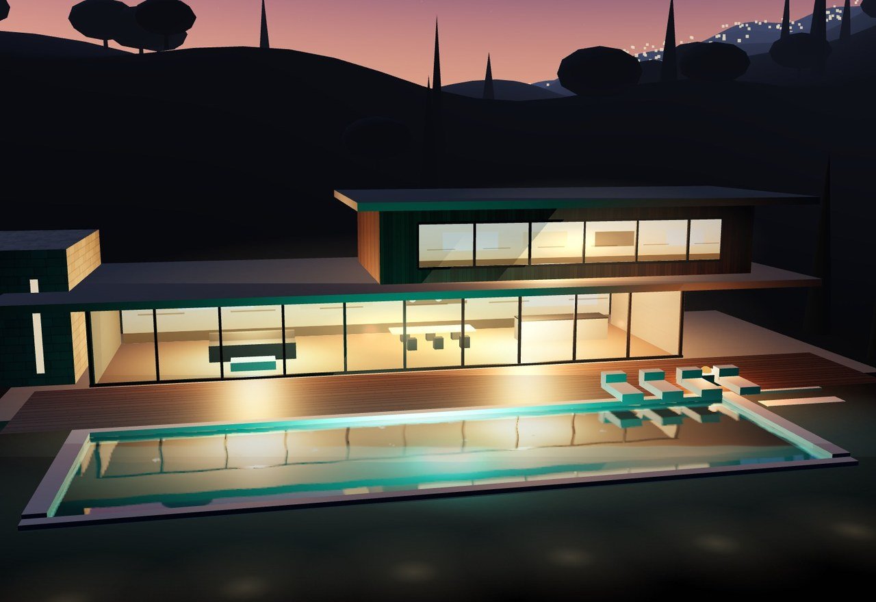 Villa Solenne, a modern hillside villa